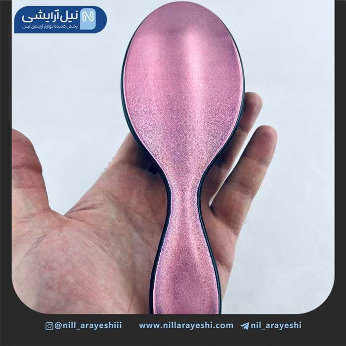 برس مو مدل بدنه رنگی سوزن پلاستیکی — تصویر ۳