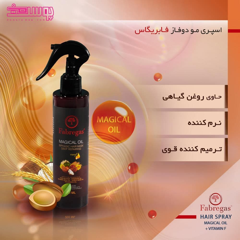 ماسک مو دو فاز ویتامینه فابریگاس حجم 200ml — تصویر ۲