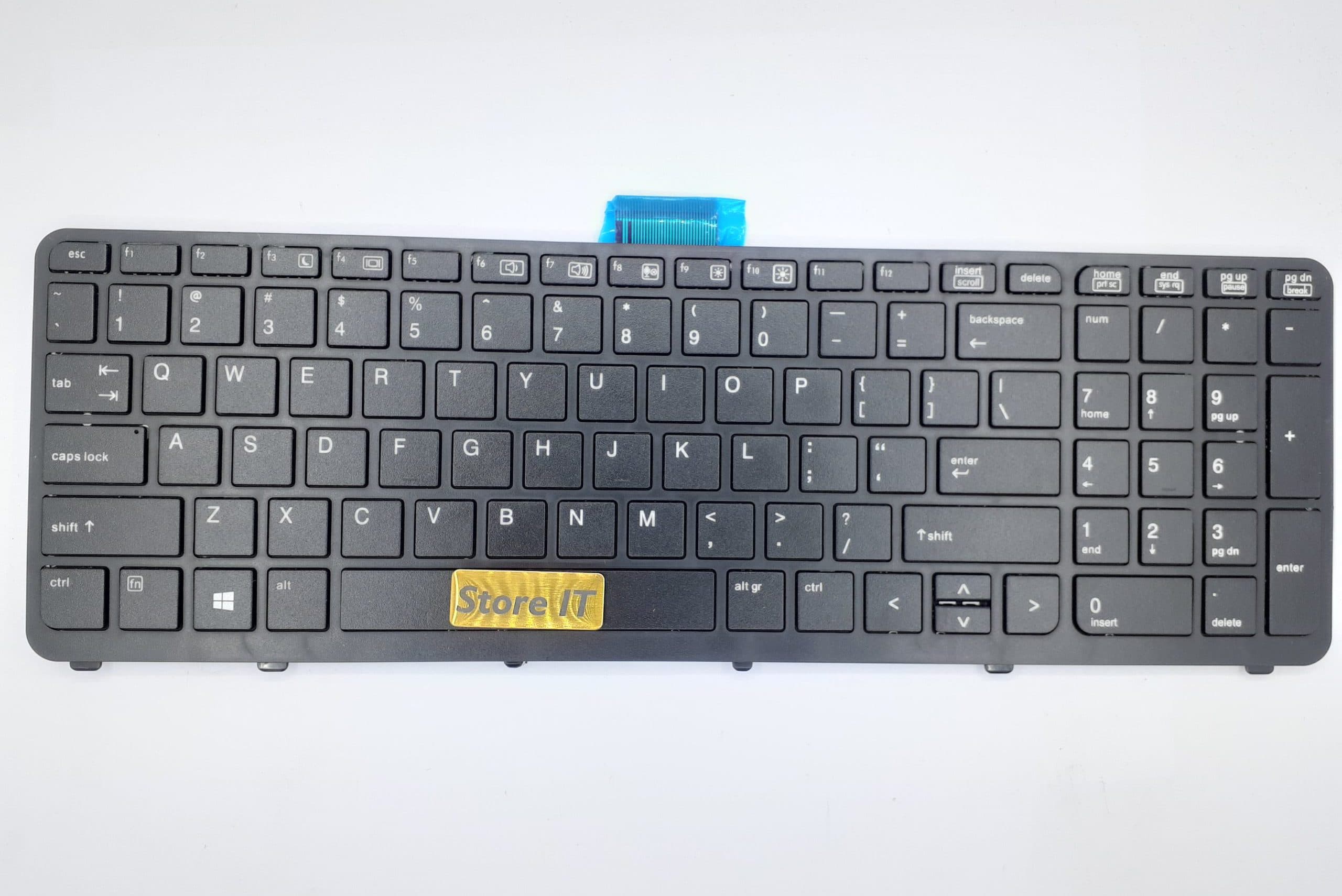 کیبورد لپ تاپ اچ پی ZBook 15 G1 / G2 مشکی با فریم