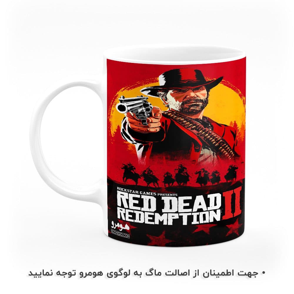 ماگ طرح Red Dead Redemption 2 مدل MG9877 — تصویر ۲
