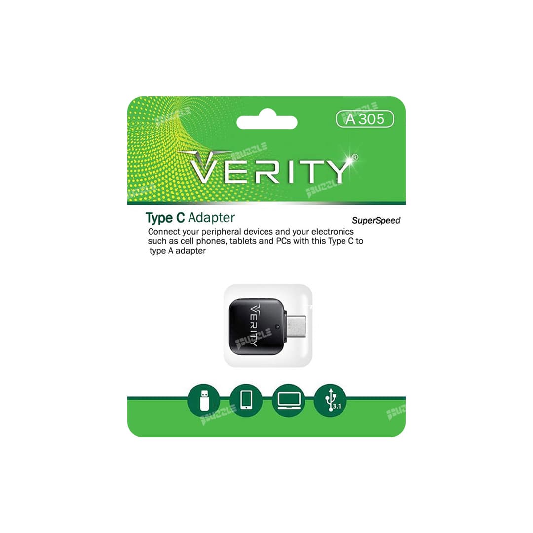 مبدل OTG Type-C وریتی مدل Verity A305