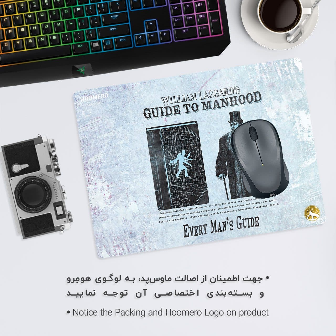 موس پد هومرو طرح Red Dead Redemption مدل A4528 — تصویر ۲