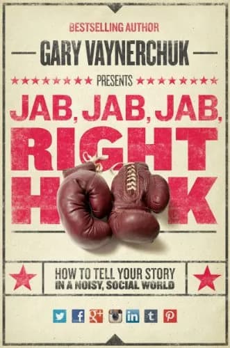 و دانلود نسخه کامل کتاب زبان اصلی Jab, Jab, Jab, Right Hook: How to Tell Your Story in a Noisy Social World Kindle Edition | دانلود کتاب خارجی