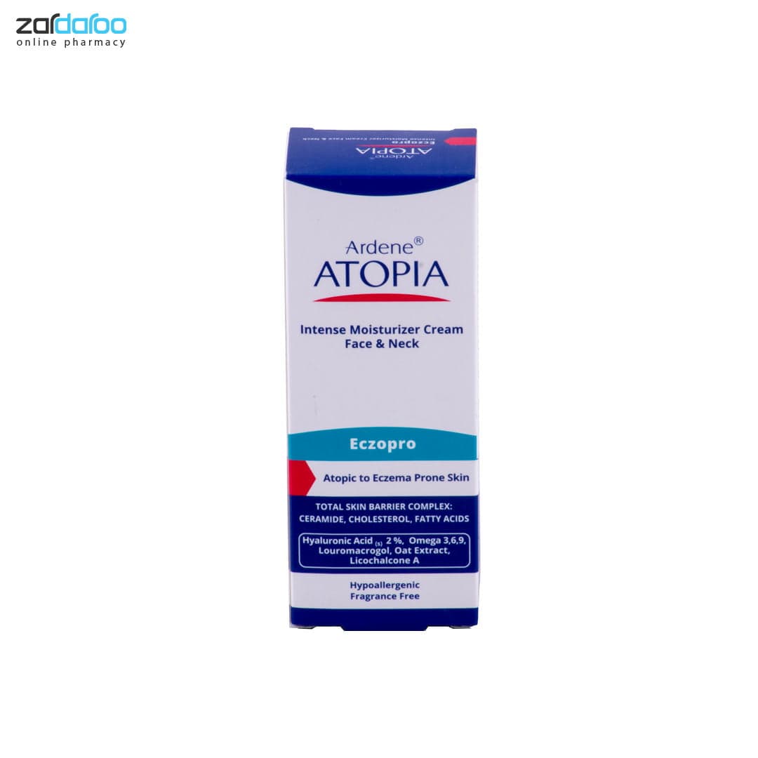 کرم مرطوب کننده صورت و گردن ویژه پوست خیلی خشک آردن آتوپیا Ardene Atopia