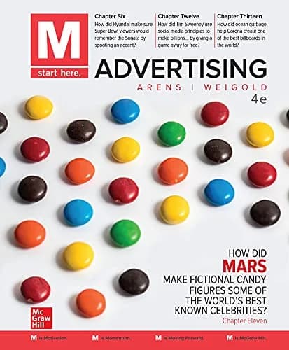 و دانلود نسخه کامل کتاب زبان اصلی M: Advertising 4th Edition | دانلود کتاب خارجی