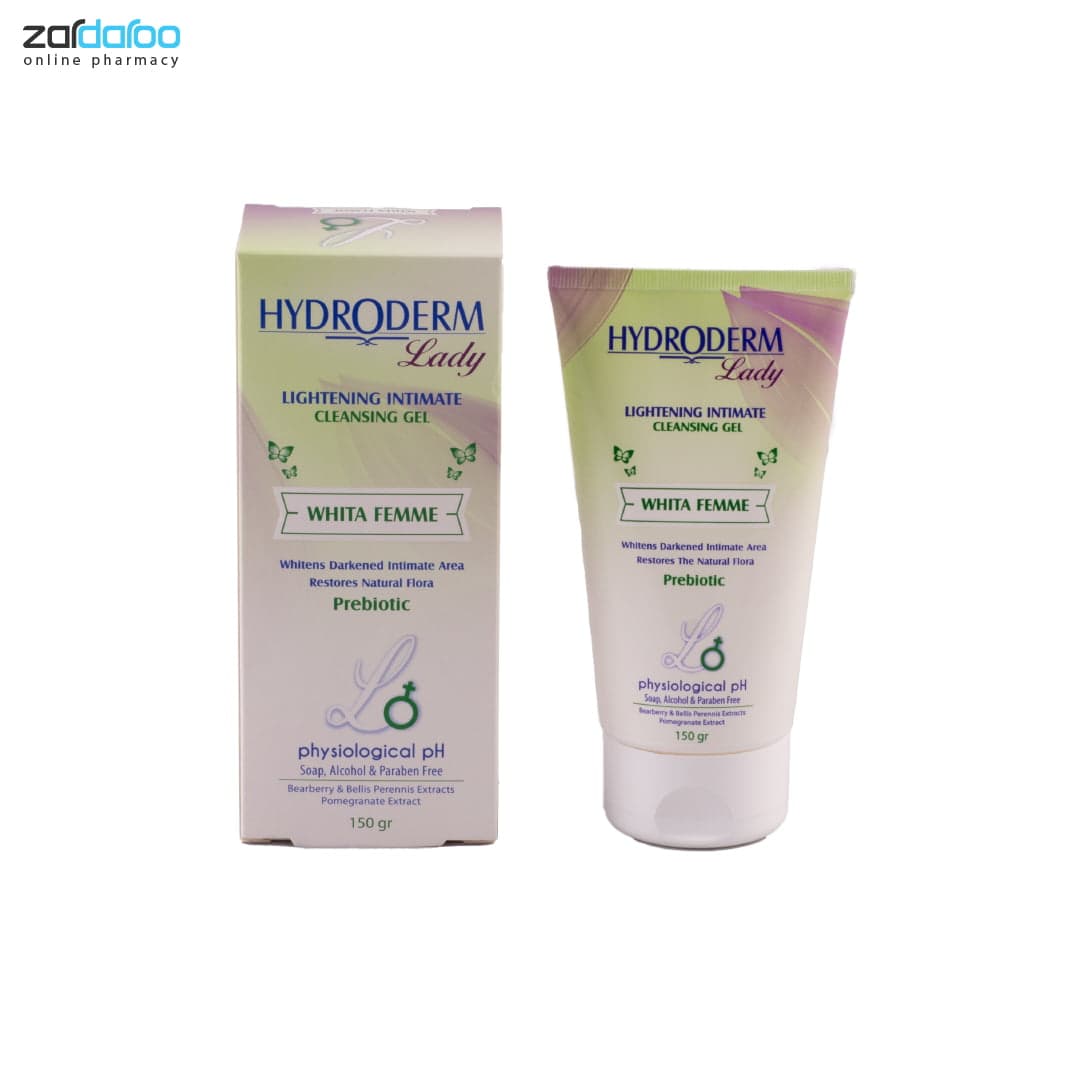 ژل بهداشتی روشن کننده بانوان ویتا فم هیدرودرم Hydroderm