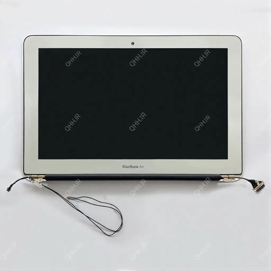 ال سی دی و گلس لپ تاپ اپل MacBook Air A1370_2012 نقره ای به همراه قاب و فلت