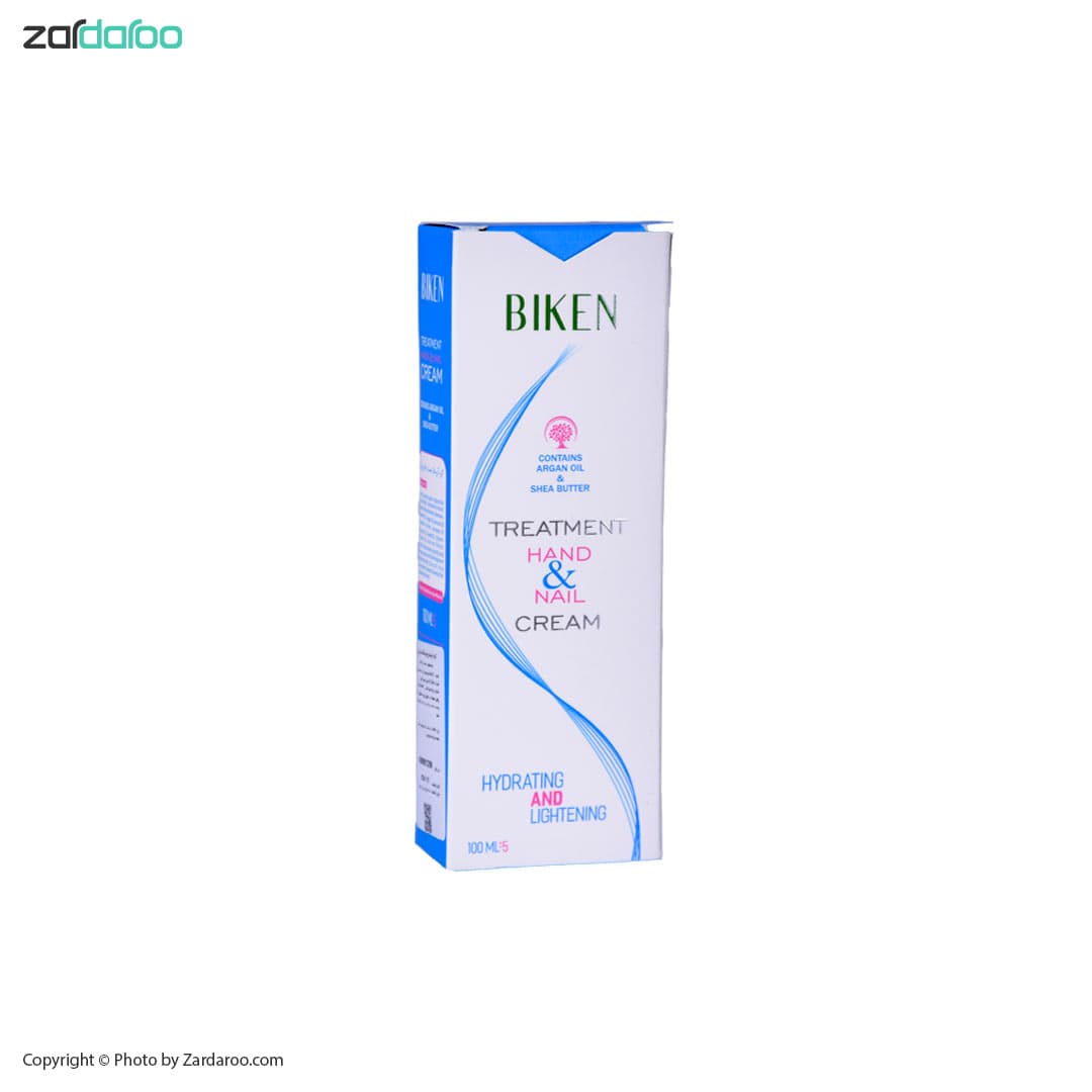 کرم آبرسان مرطوب کننده و نرم کننده دست و ناخن بیکن Biken