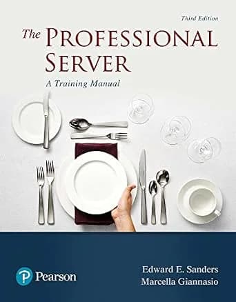 و دانلود نسخه کامل کتاب زبان اصلی Professional Server, The: A Training Manual (What’s New in Culinary & Hospitality) PDF | دانلود کتاب خارجی