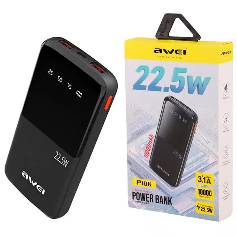 پاور بانک 10000mAh فست شارژ اوی مدل P10K — تصویر ۲