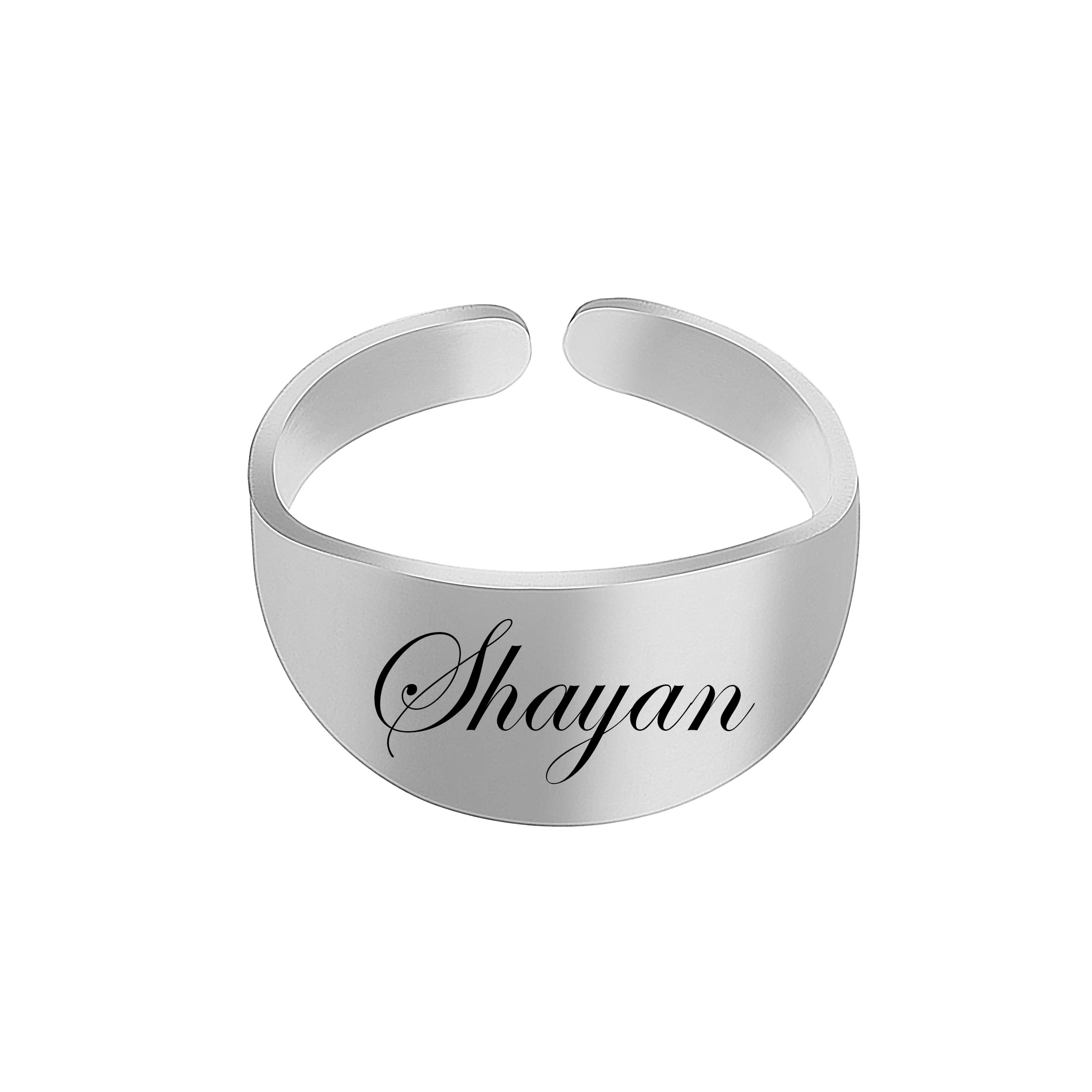 انگشتر مردانه گیوی مدل اسم شایان کد astl 0082