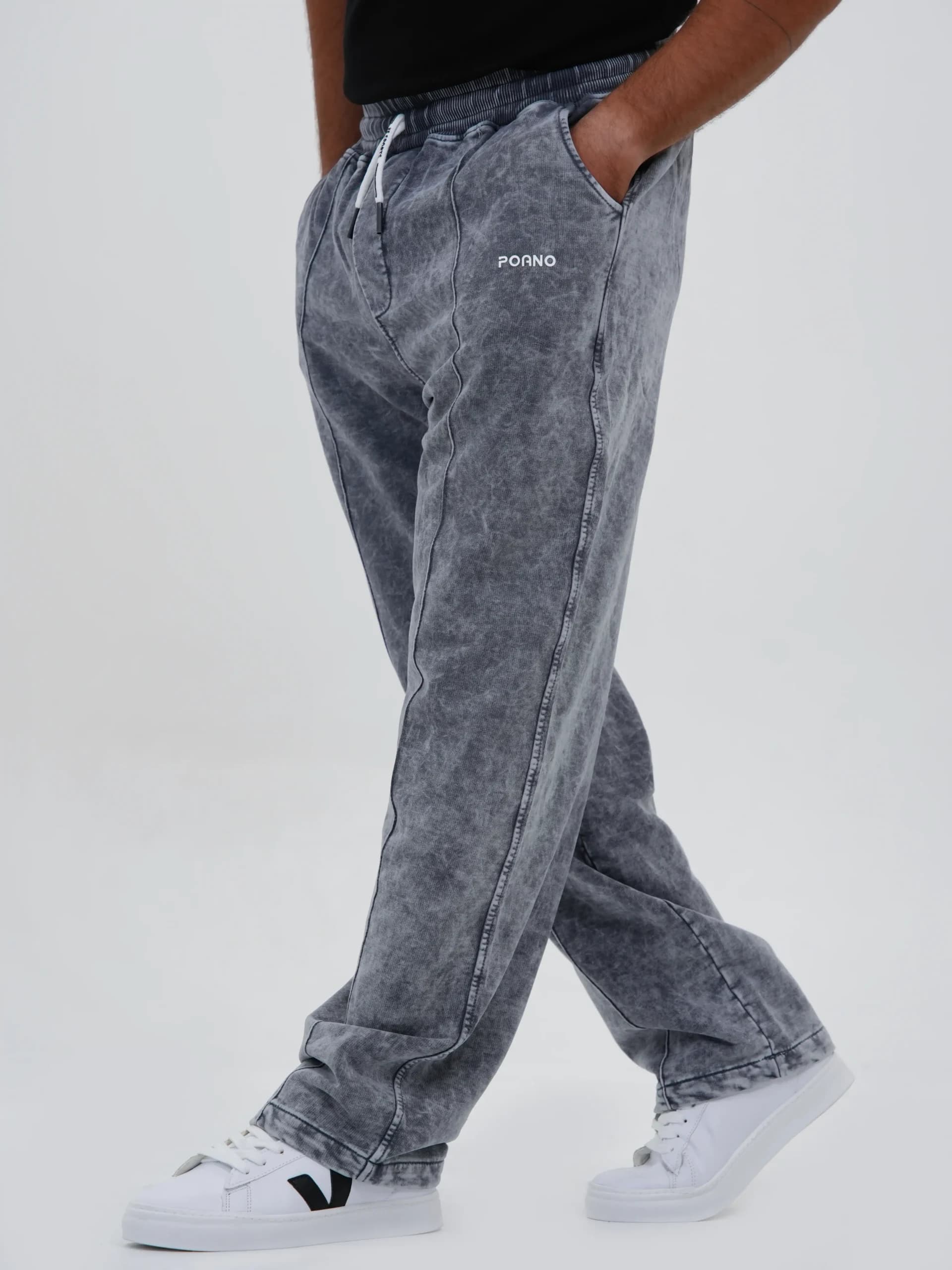 شلوار بگ مردانه سنگشور خط نیش دار پوآنو کد 70189 H — تصویر ۶