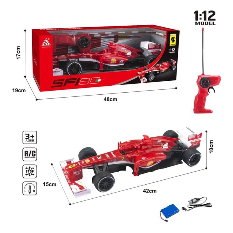 ماشین بازی کنترلی مدل فراری F1 SF190 Racing Car کد 2025 — تصویر ۶
