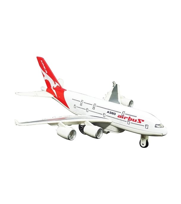 هواپیمای بازی مدل موزیکال چراغدار طرح ایرباس A380 — تصویر ۴