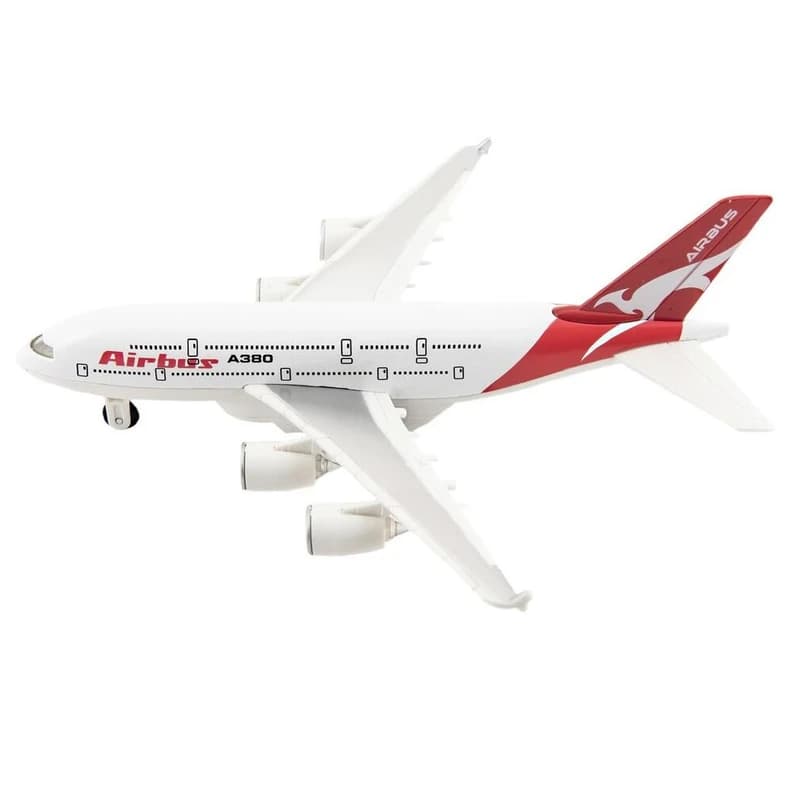 هواپیمای بازی مدل موزیکال چراغدار طرح ایرباس A380 — تصویر ۳