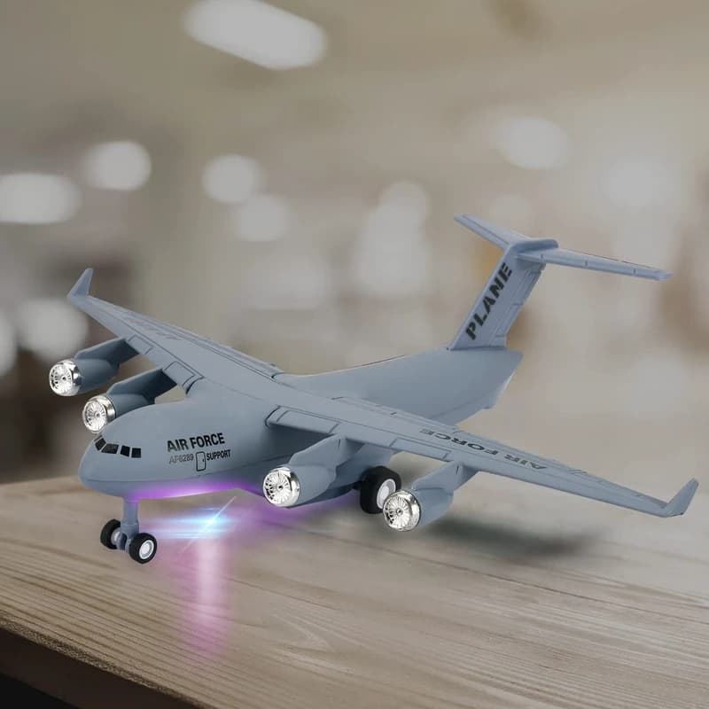 هواپیمای بازی مدل بوئینگ ترابری ارتش c-17 گلوبمستر 3 کد AF6289 — تصویر ۴
