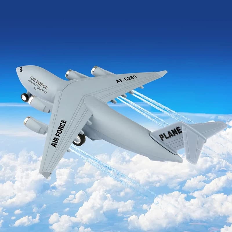 هواپیمای بازی مدل بوئینگ ترابری ارتش c-17 گلوبمستر 3 کد AF6289 — تصویر ۳