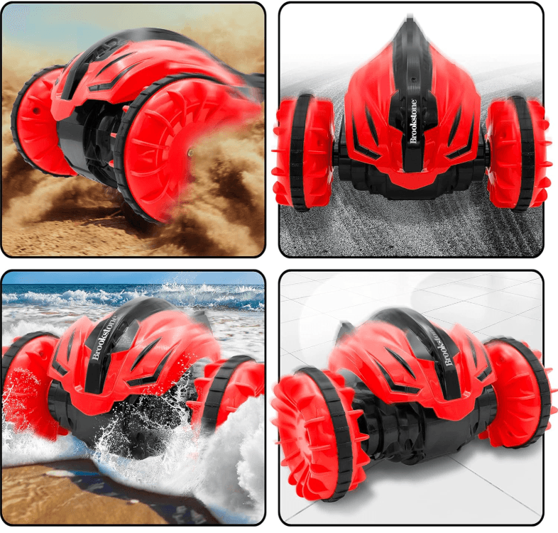 ماشین بازی کنترلی مدل آب و خاک طرح BLADE AMPHIBIOUS کد 666803A — تصویر ۳