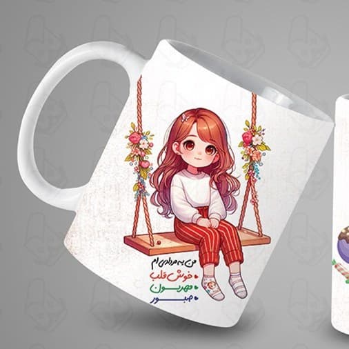 ماگ و لیوان سرامیکی مرداد ماهی کد 1307 — تصویر ۲