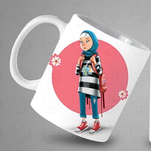 ماگ و لیوان سرامیکی فروردین ماهی کد 1316 — تصویر ۲