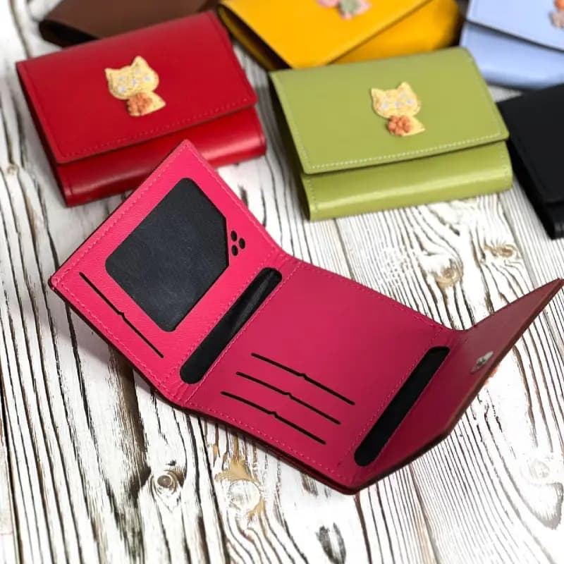 کیف پول سه لت فانتزی گربه 32-161 — تصویر ۲