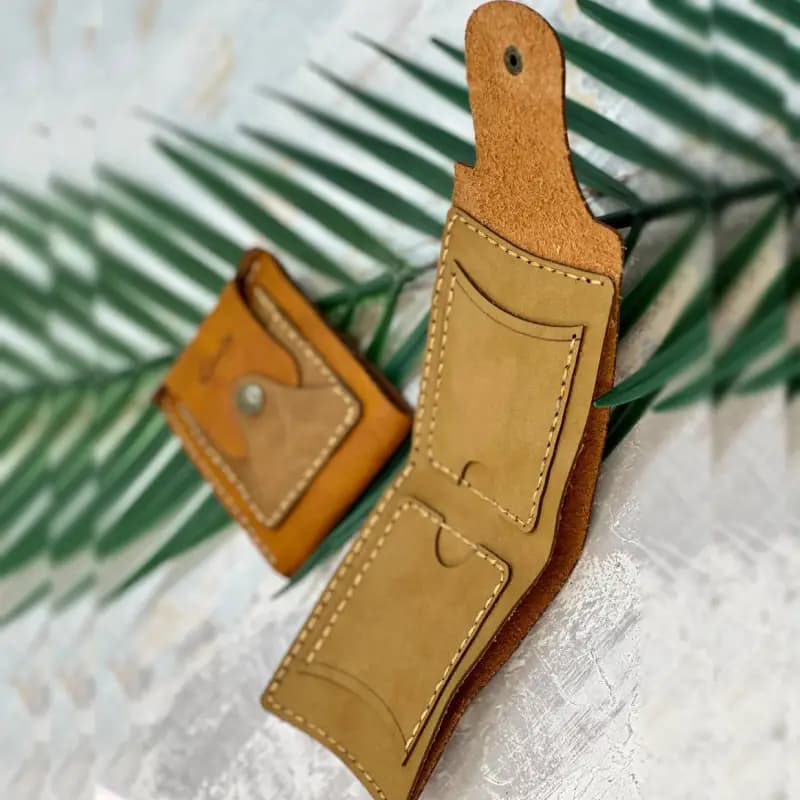 کیف پول دلاری دکمه دار 2-191 — تصویر ۳