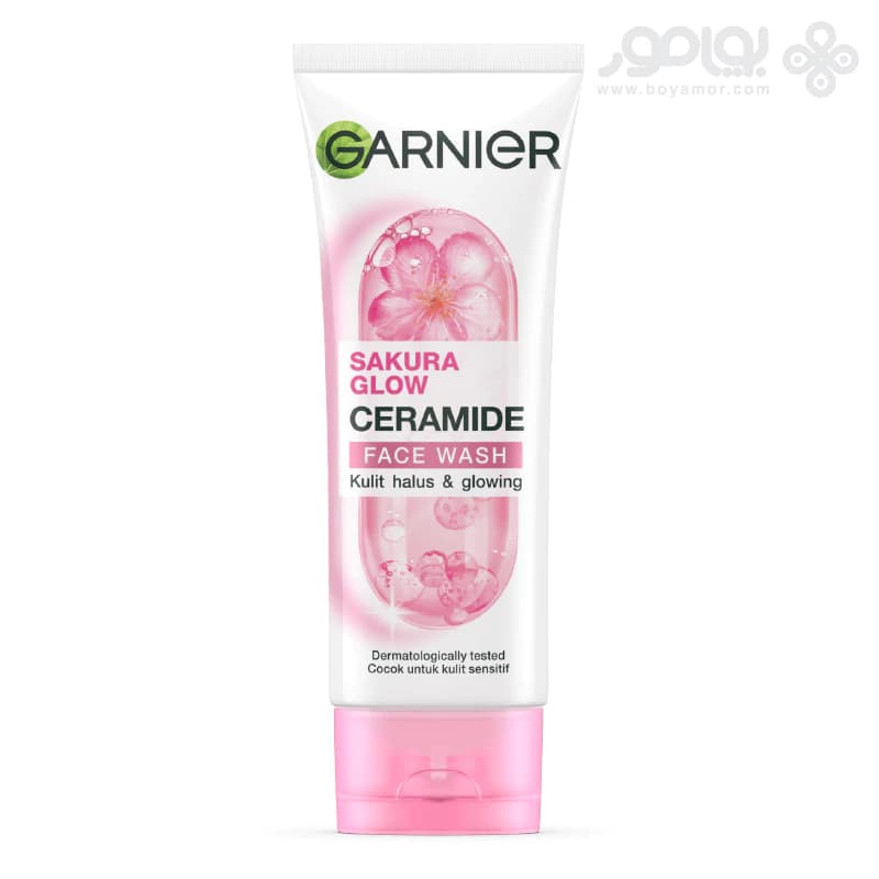 فوم شستشوی گارنیر مدل SAKURA GLOW حجم 100 میل