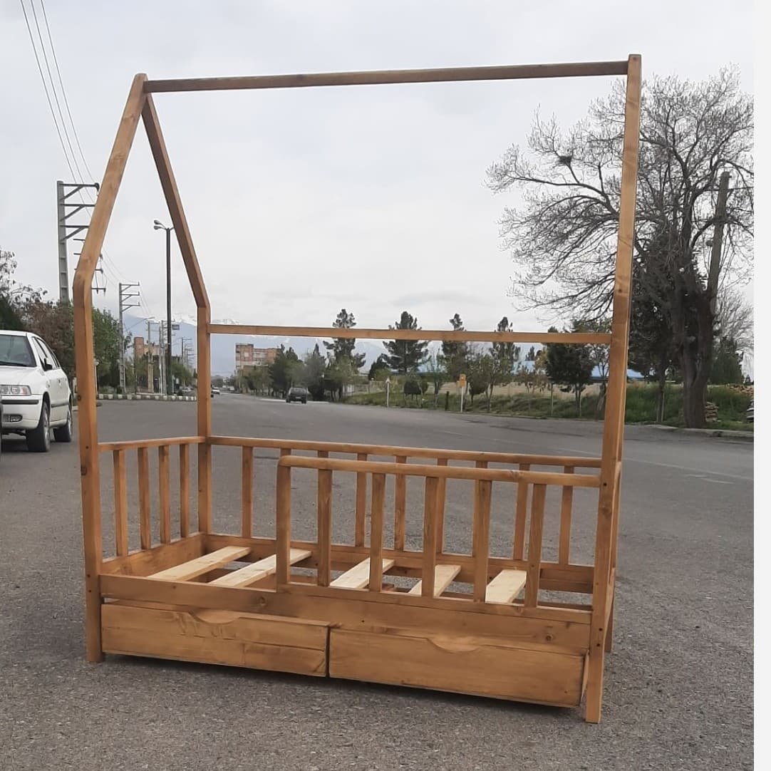 تخت کودک کشودار مبلمان فرنا مدل 1141778 — تصویر ۲