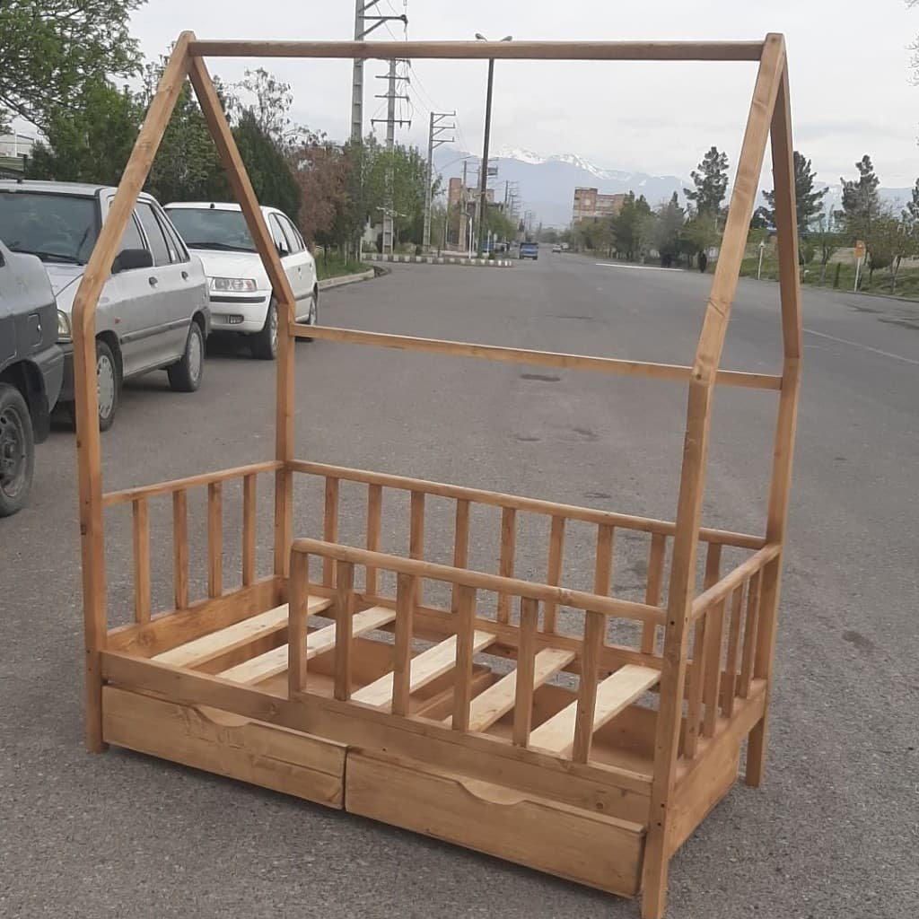 تخت کودک کشودار مبلمان فرنا مدل 1141778 — تصویر ۳