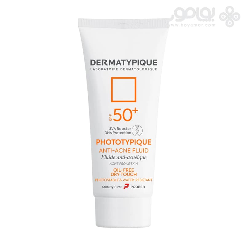 ضد آفتاب ضد جوش درماتیپیک SPF50 مدل ANTI ACNE حجم 50 میل — تصویر ۲