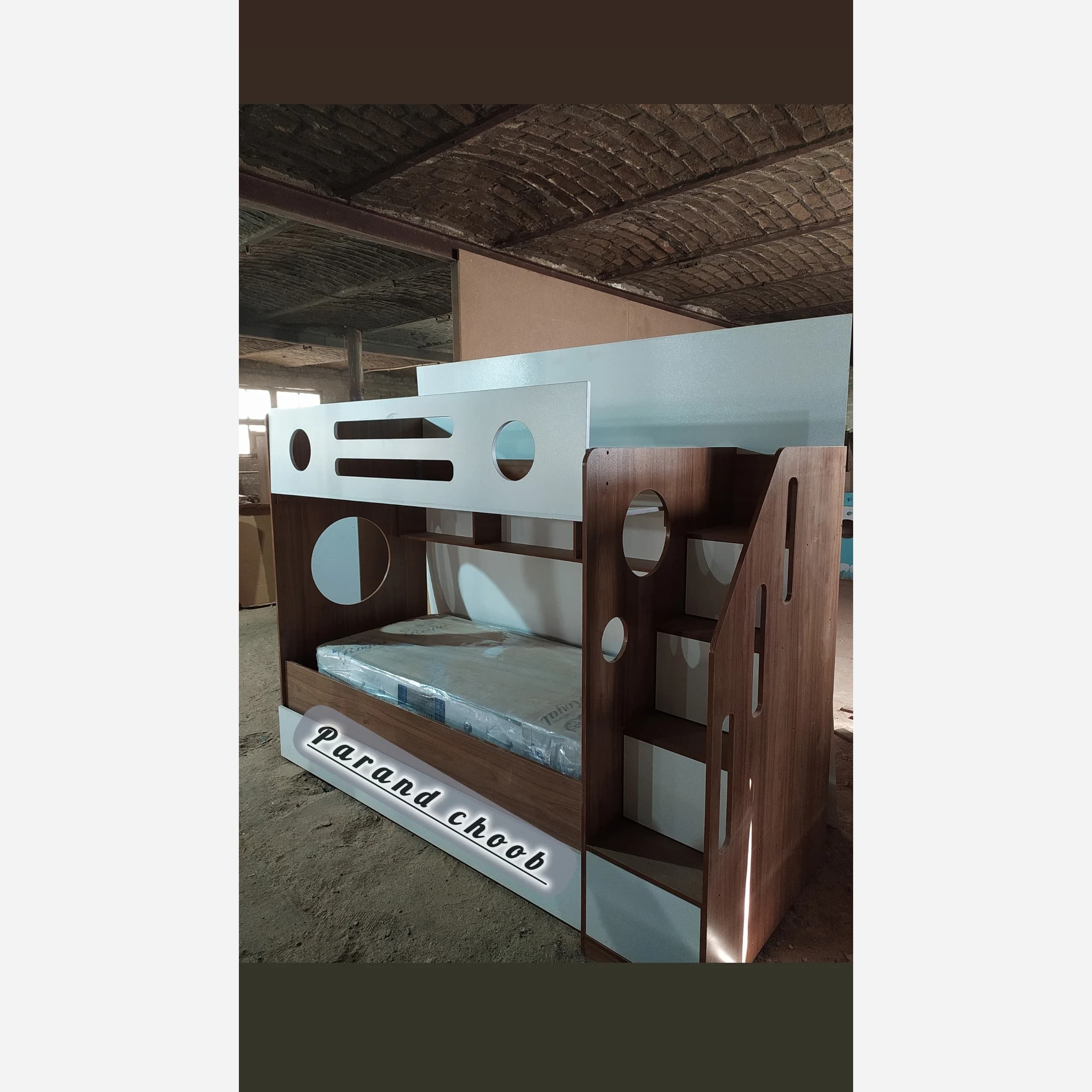 تخت دوطبقه تارا نوجوان مبلمان فرنا مدل 1141746 — تصویر ۲