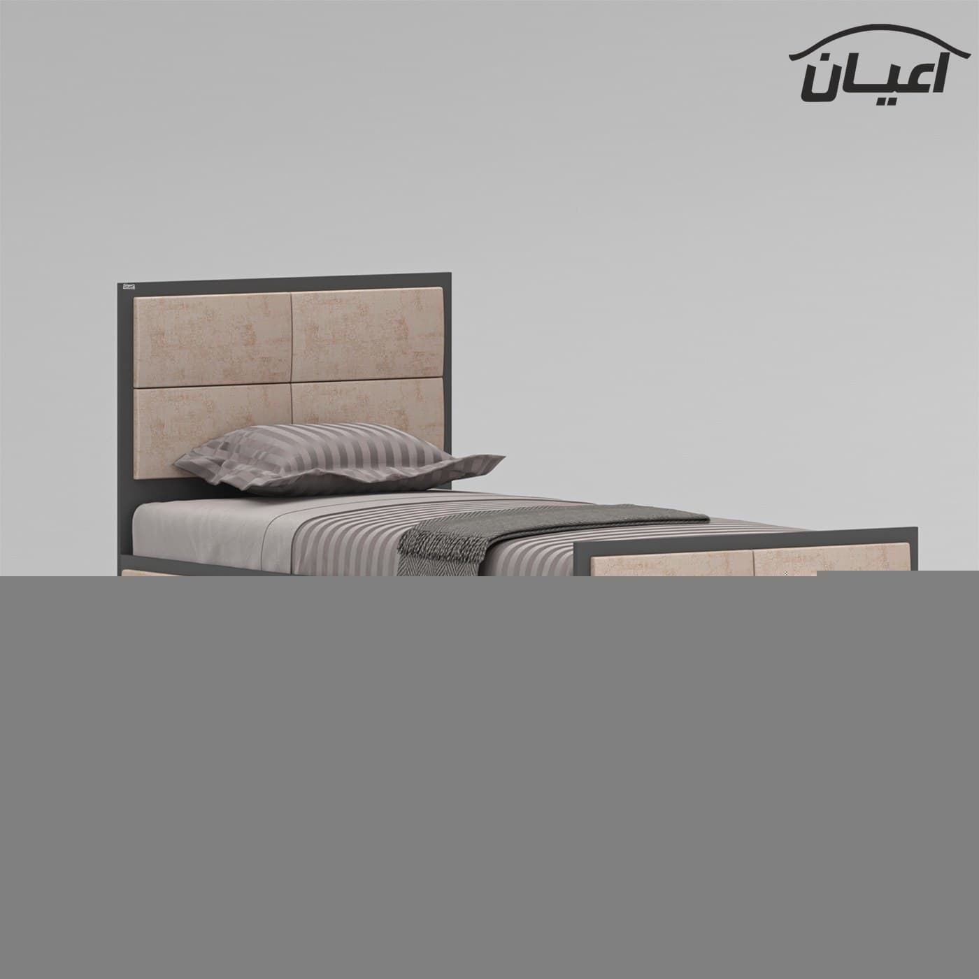 تخت خواب نوجوان مدل FH843 سایز 80×180 سانتی متر مبلمان فرنا مدل 1141744 — تصویر ۲