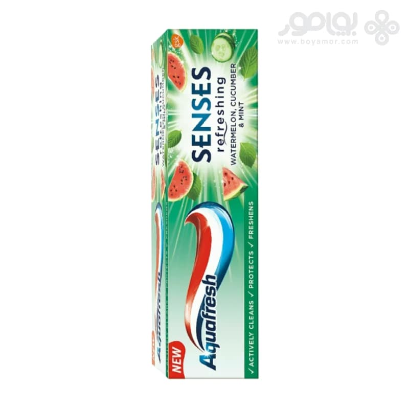 خمیر دندان آکوا فرش سری Senses مدل Refreshing حجم 75 میل