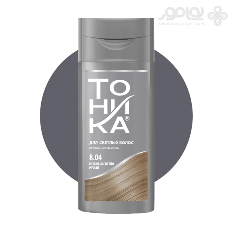شامپو رنگ تونیکا شماره 8.04 رنگ Medium Blonde حجم 150 میلی لیتر