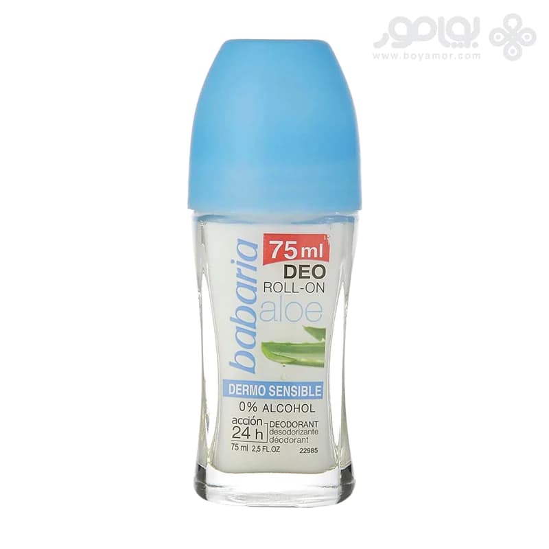 رول دئودورانت باباریا مدل DERMO SENSIBILE حاوی آلوئه ورا حجم 75 میل