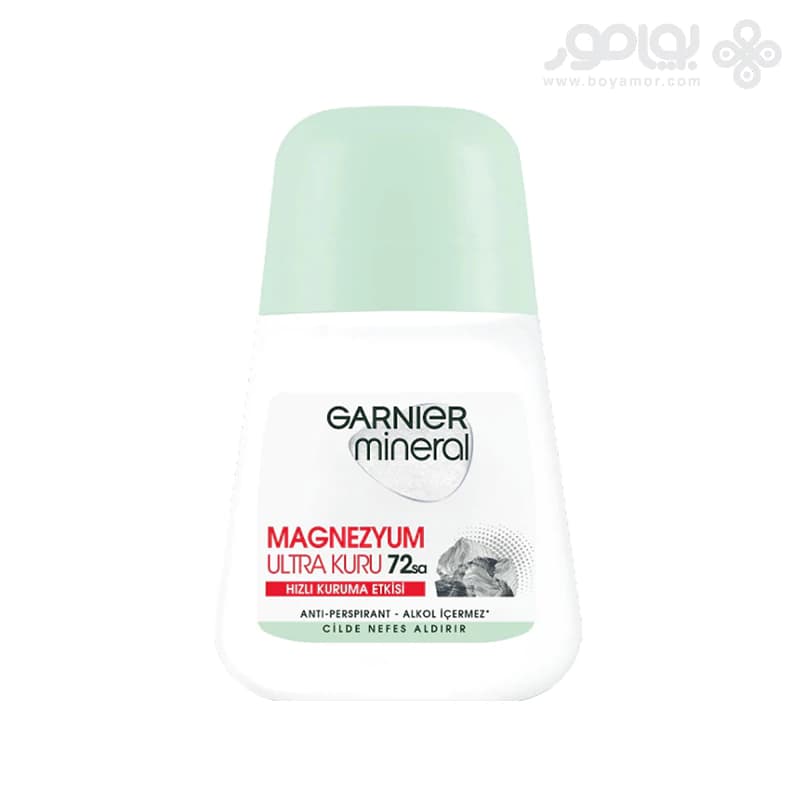 رول دئودورانت زنانه گارنیر مدل MAGNEZYUM ULTRA KURU حجم 50 میل