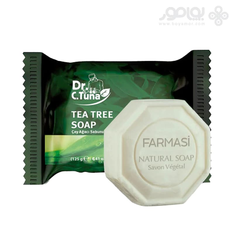 صابون چای سبز دکتر تونا فارماسی وزن 125 گرم — تصویر ۲