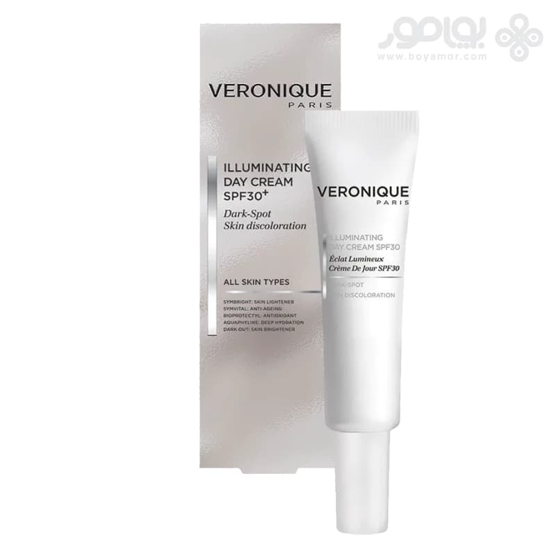 کرم ضد لک و روشن کننده روز ورونیک SPF30 حجم 40 میل