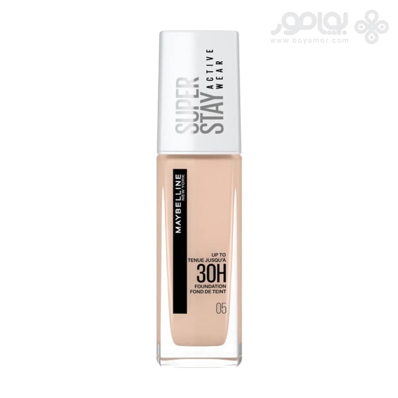 کرم پودر میبلین مدل Super Stay شماره 05 رنگ LIGHT BEIGE حجم 30 میل