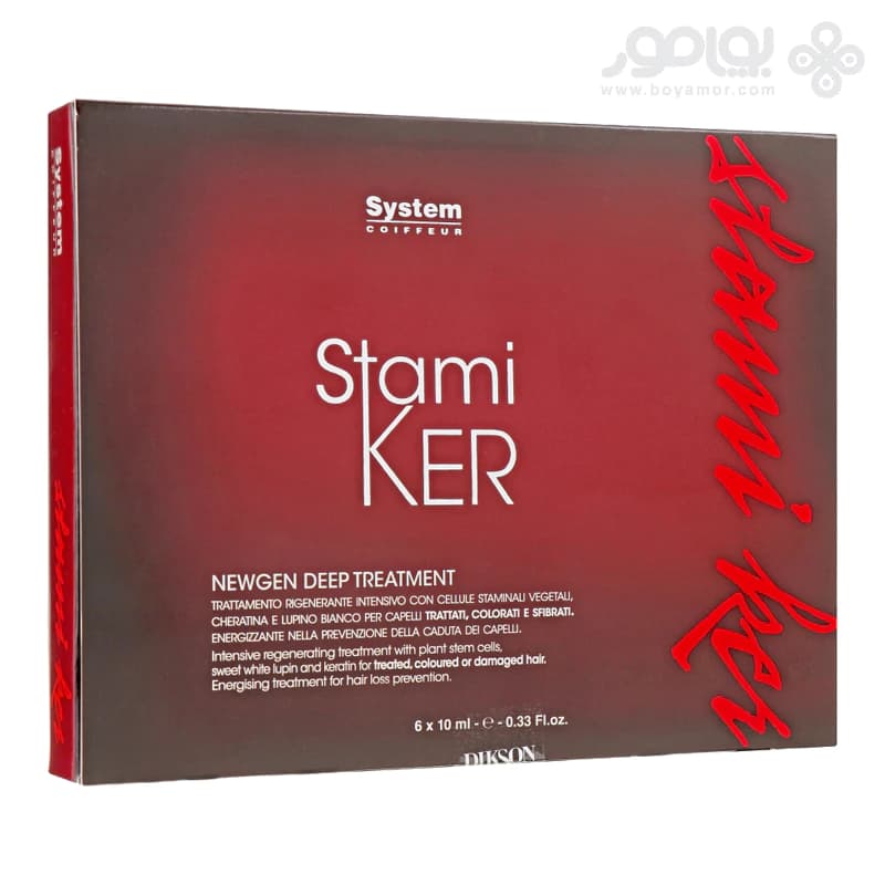 ویال ضد ریزش مو دیکسون مدل STAMIKER NEWGEN بسته 6 عددی