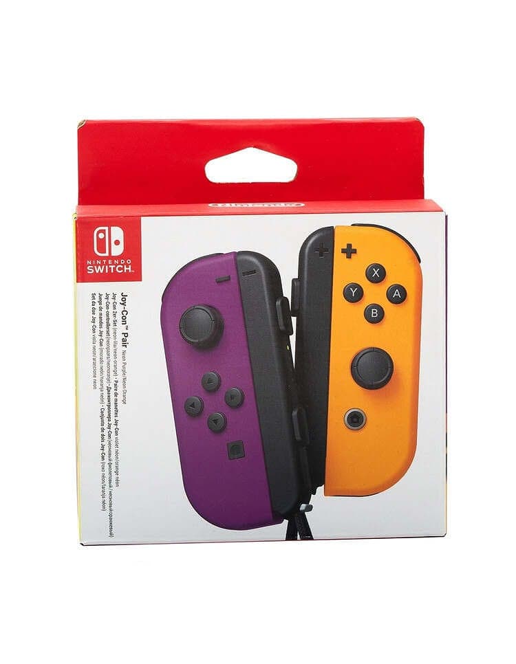 کنترلر Joy-Con دوتایی نارنجی – بنفش اورجینال