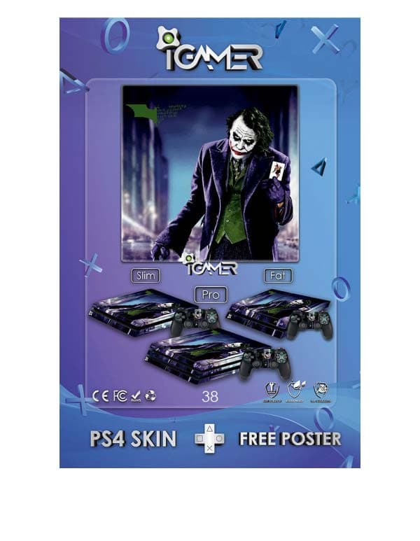 اسکین برچسب برای PS4 طرح بازی Joker — تصویر ۲