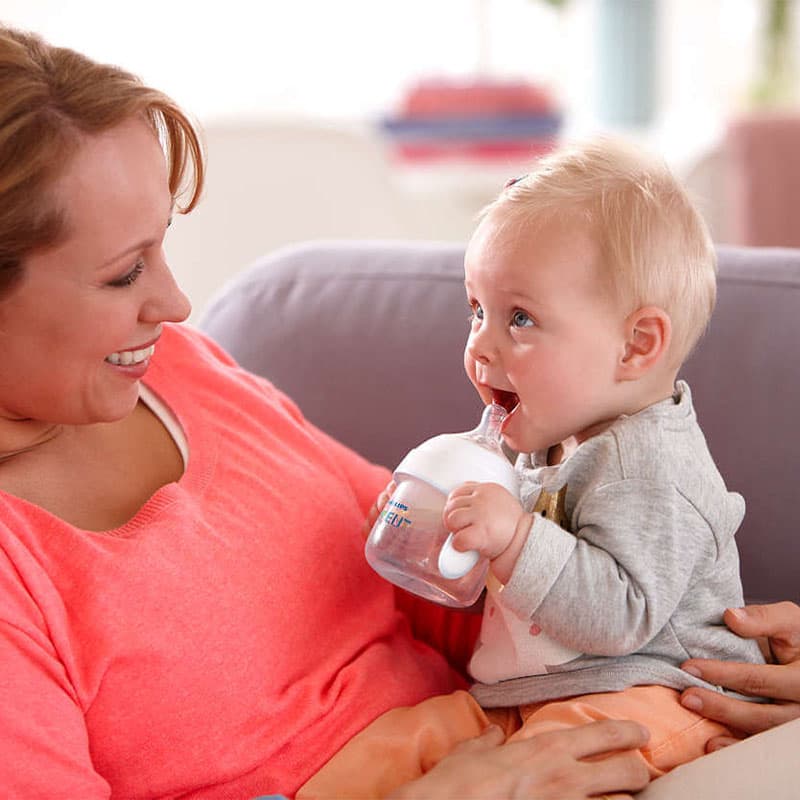 شیشه شیر دسته‌دار نچرال اونت Philips Avent — تصویر ۵