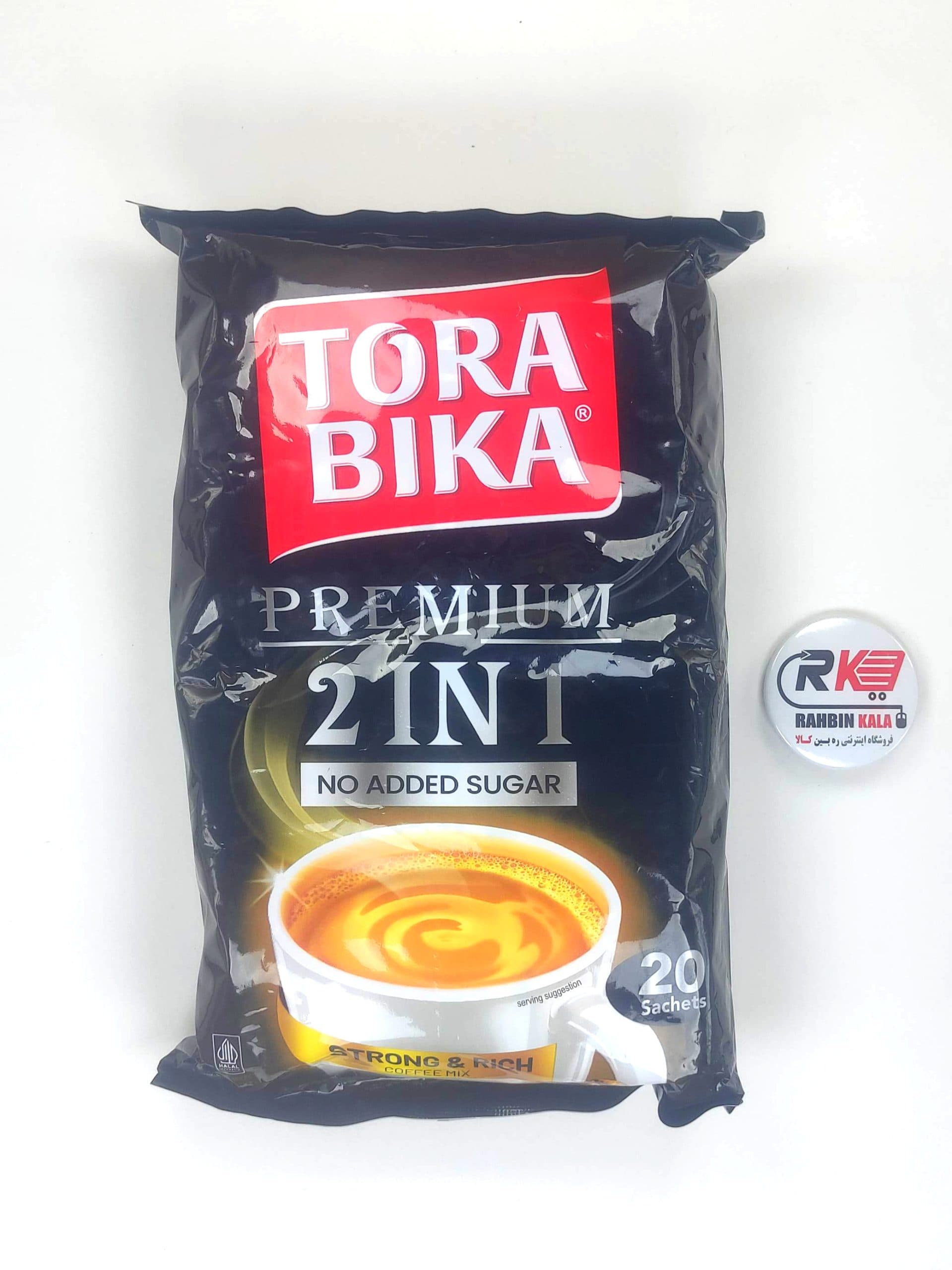 کافی میکس تورابیکا پریمیوم بدون شکر 2 در 1 – Torabika 20عددی