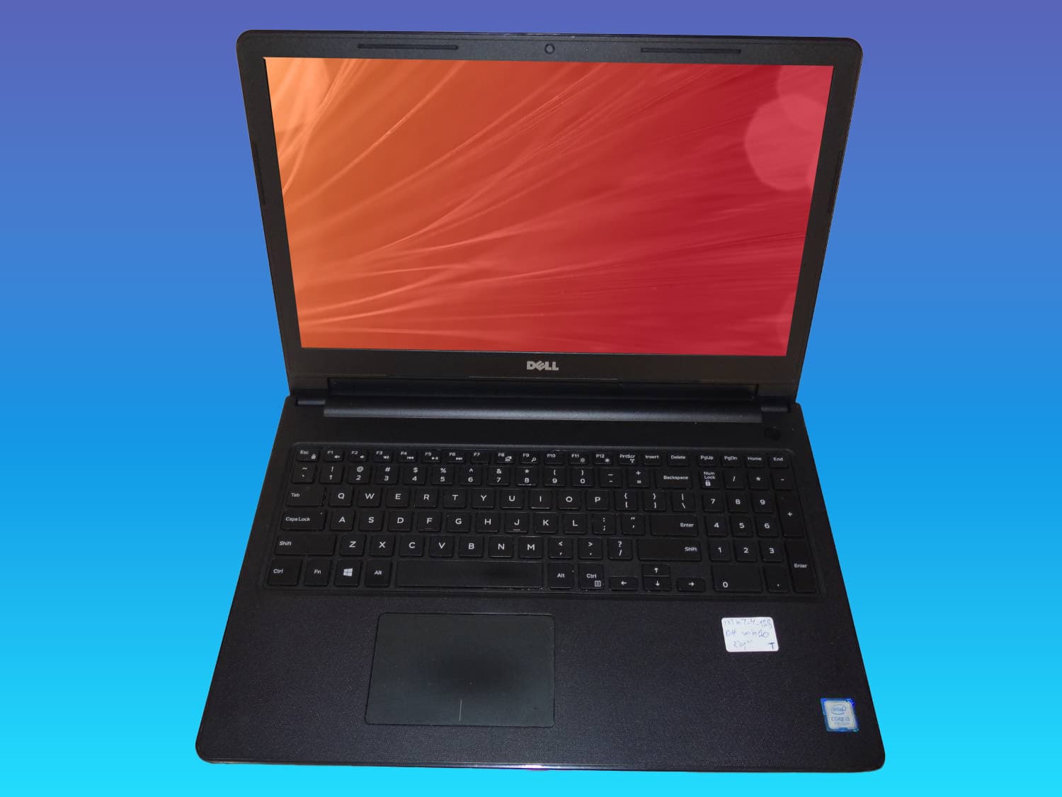 DELL Inspiron 15 Corei3 7300 | Ram: 4 GB | Hard: SSD 128 GB لپ تاپ دل مانیتور 15.6 اینچ ( کارکرده نسل 7 )