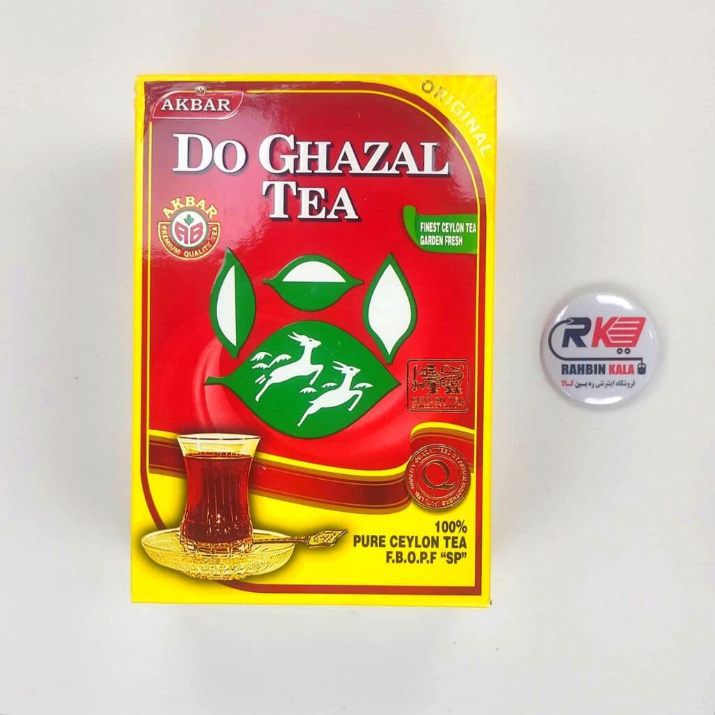 چای دوغزال DO GHAZAL پاکتی ساده سیلانی وزن 500 گرم — تصویر ۲