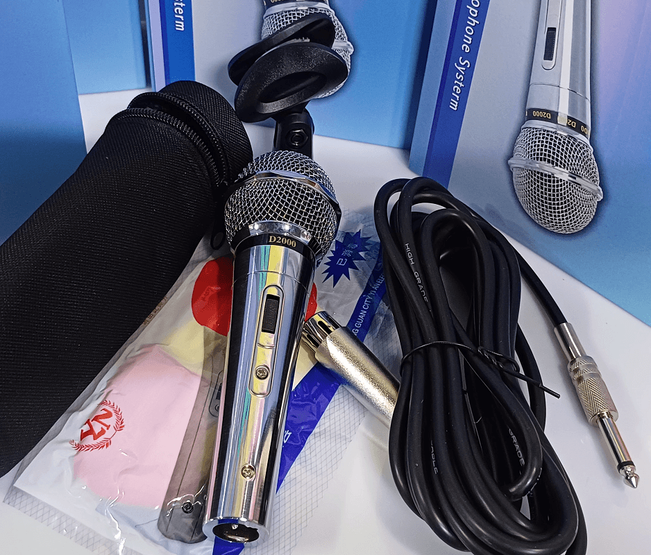 میکروفن داینامیک D2000 مشابه جاسکو MICROPHONE PROFESSIONAL DYNAMIC D2000 — تصویر ۵