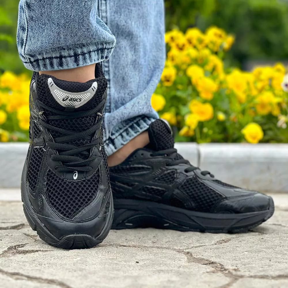 کتانی مردانه آسیکس مشکی کد 26306 — تصویر ۲