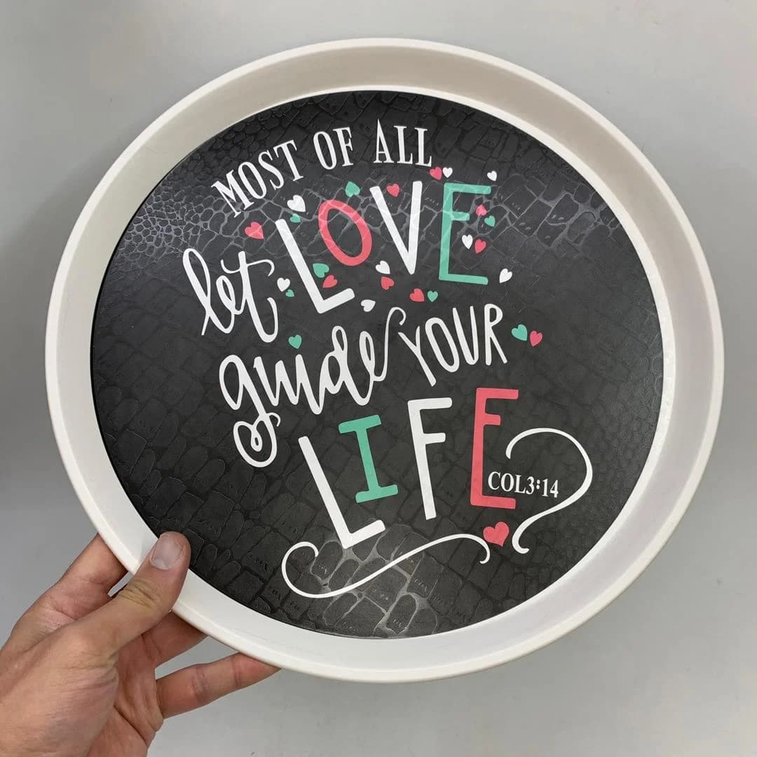 سینی پذیرایی رایکا طرح LOVE LIFE کد ۳۷۱ — تصویر ۵