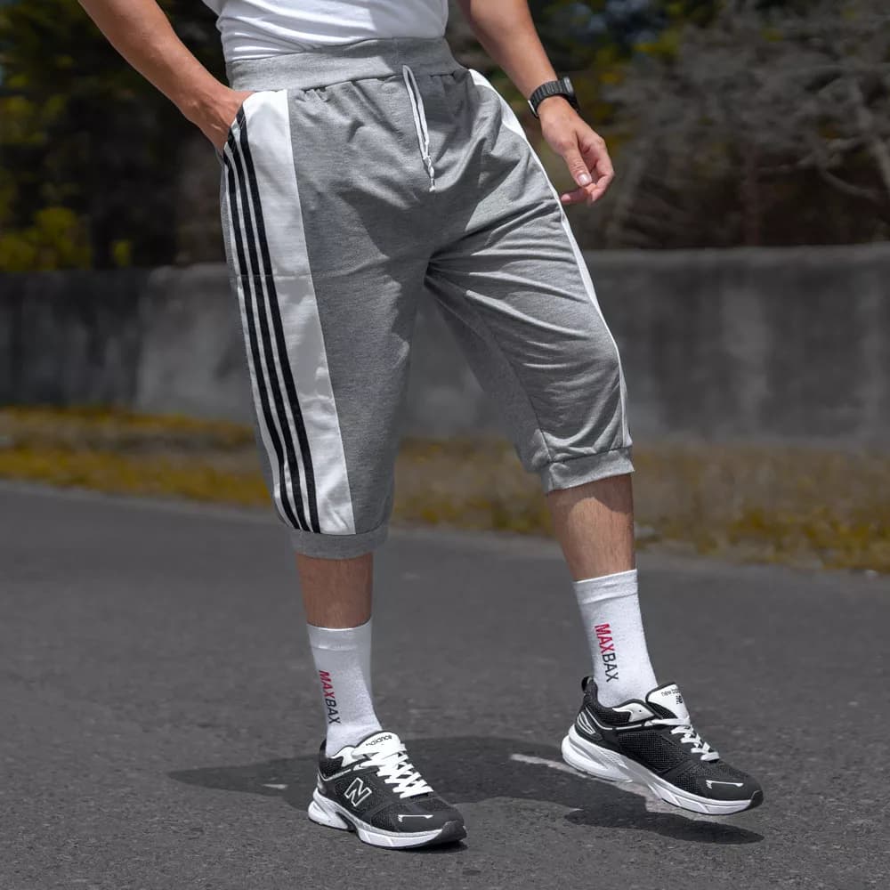 شلوارک مردانه نواردار کد26094 — تصویر ۶